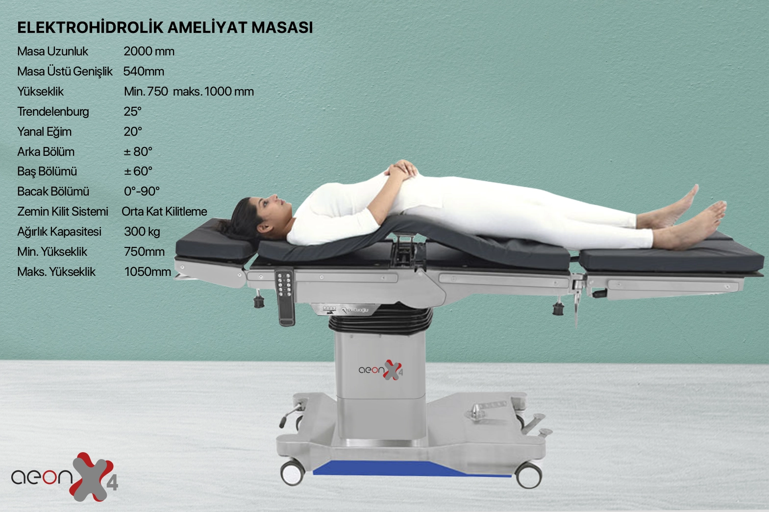 Elektrohidrolik Ameliyat Masaları 
