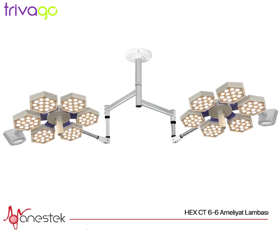 HEX CT 6+6 Ameliyat Lambası